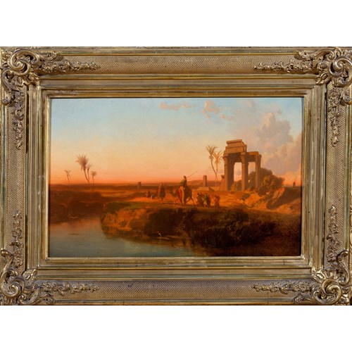 Oriental Scene at Sunset